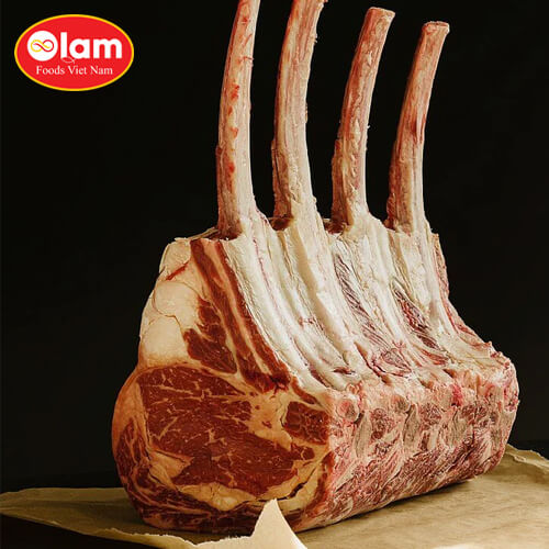Frozent  Bone In  Black Angus Beef Tomahawk Rack - Sườn Bò Tomahok Mỹ