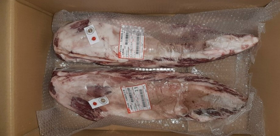 Thăn nội bò Kobe - KOBE BEEF - A5 WAGYU BEEF FILET MIGNON-COMPLETE TRIM