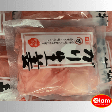 Gừng Hồng Ngâm / Pickled Young Ginger Root  Sushi Ginger Gari - 新 生姜 の 甘 酢 漬 け (ガ リ)