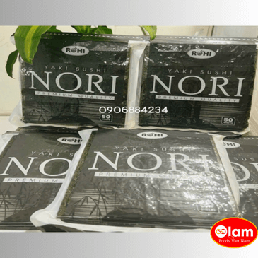 Rong biển khô cuộn cơm Nori / Roasted seaweed