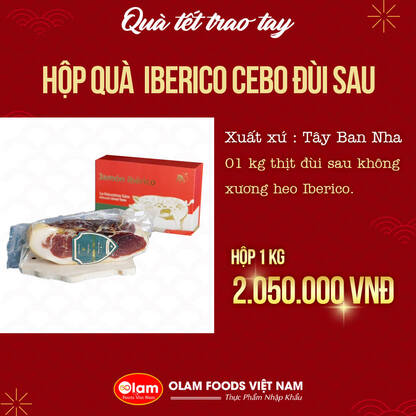 HỘP QUÀ IBERICO CEBO ĐÙI SAU