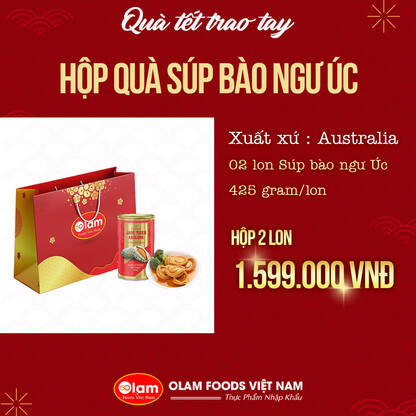 HỘP QUÀ SÚP BÀO NGƯ ÚC