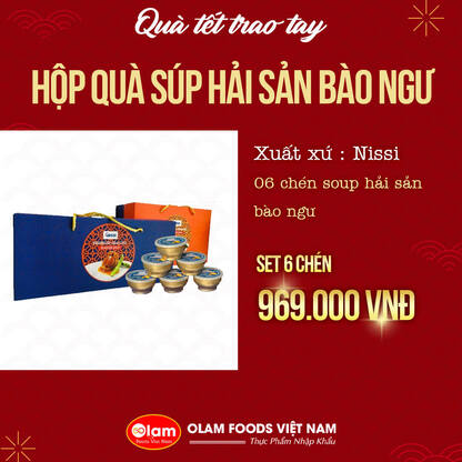 HỘP QUÀ SÚP HẢI SẢN BÀO NGƯ