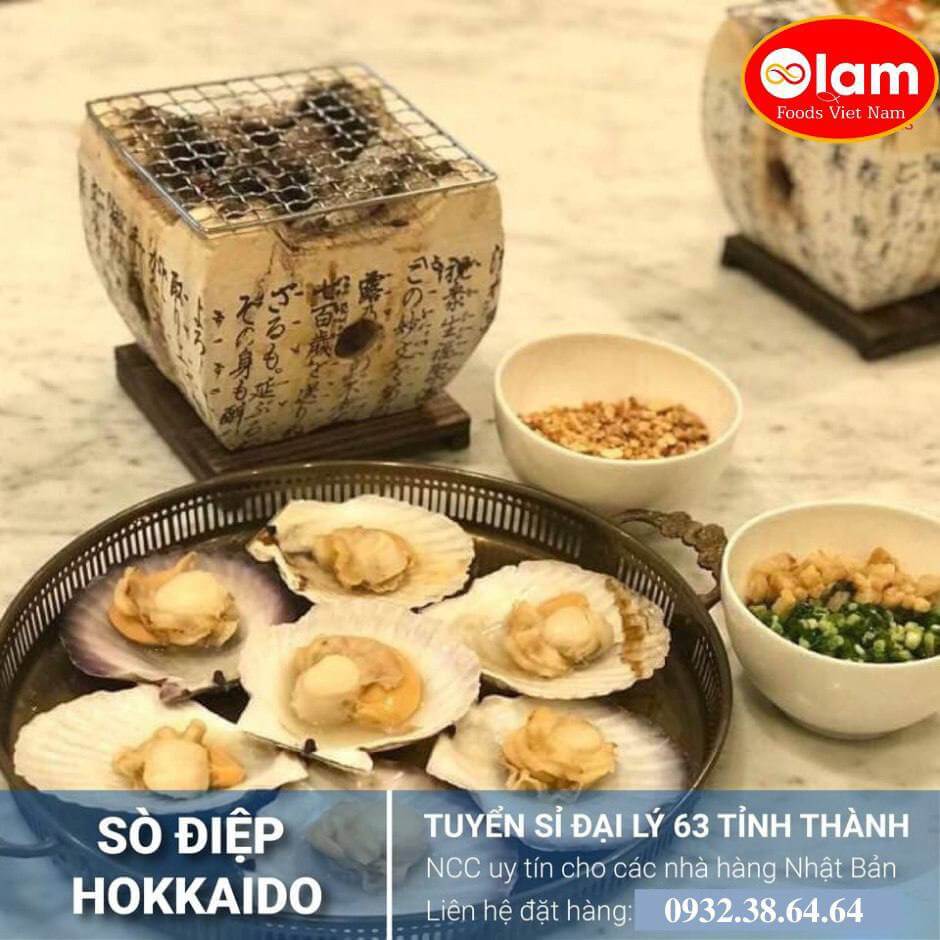 Sò Điệp Nhật Nửa  Vỏ / A HALF SHELL FROZEN  JP Scallops