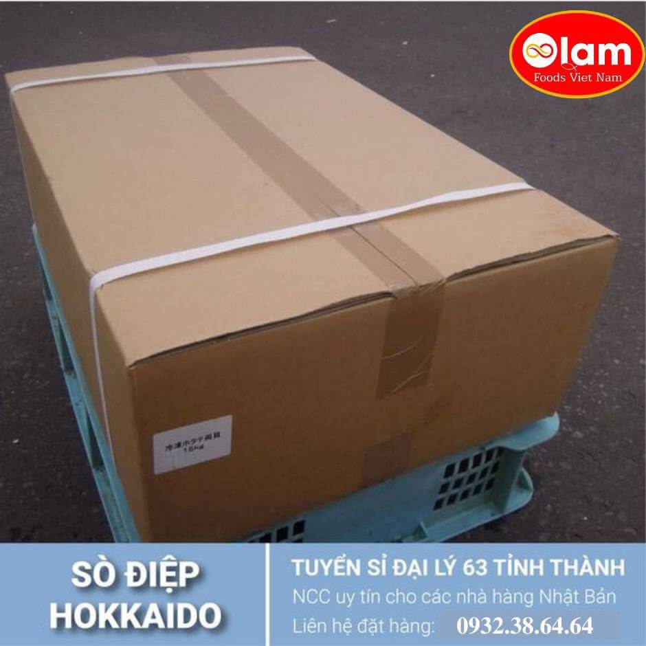 Sò Điệp Nhật Nguyên Vỏ / Wholesale HACCP 10kg Packing Frozen  JP  Scallops