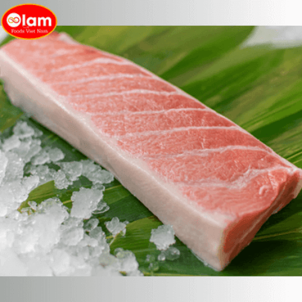Bụng cá ngừ vây xanh  Saku / Frozen .  Kuro Maguro Tuna Chu-toro (Sashimi Grade)