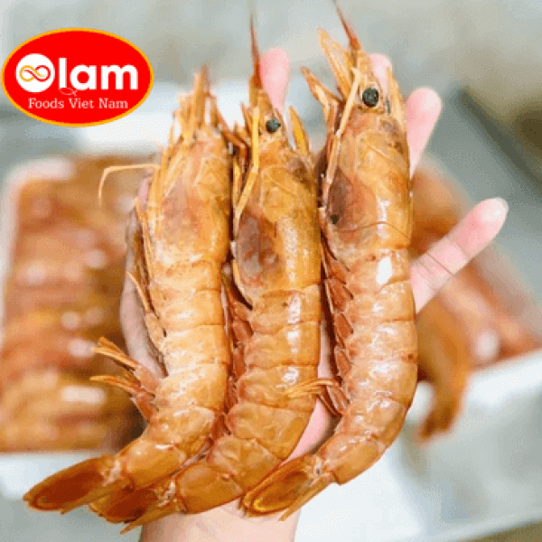 Tôm  Đỏ Atlantic / Argentinian Head On Prawns L1 (Large)